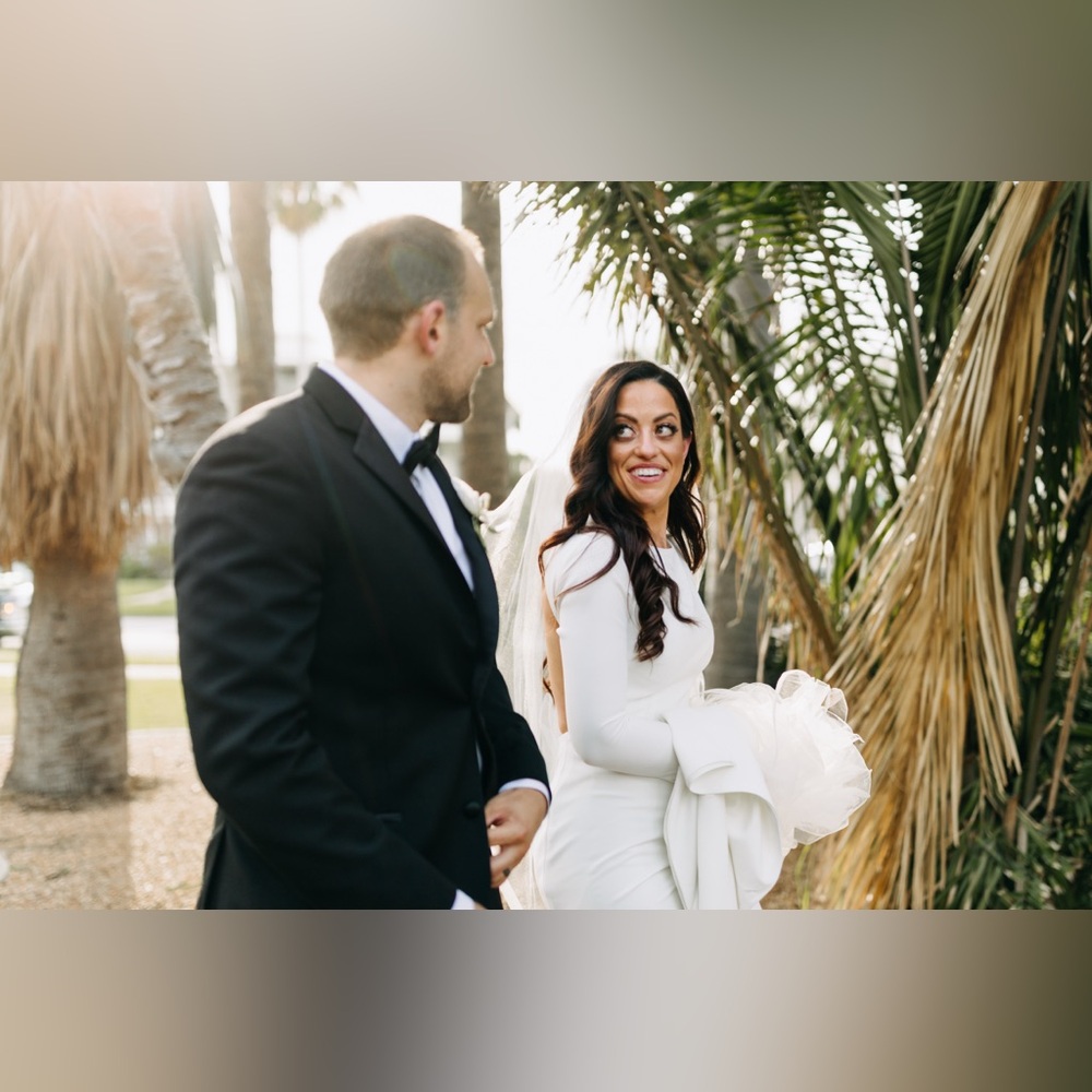 Sarah Seven Wedding Dress Gown | Ivory | Size (4/6) - Picture 6 of 16